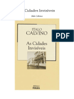 Calvino - As Cidades Invisíveis