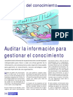 Auditar La Informaciónpara Gestionar El Conocimiento PDF