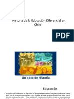 Historia de La Educación Diferencial en Chile
