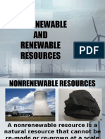 Non and Renwable Resources