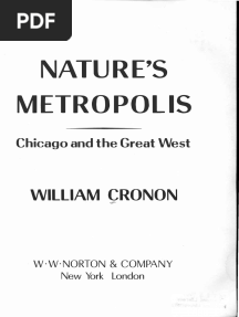 William Cronon-Nature's Metropolis - Chicago and The Great West-W W Norton & Co Inc (1991) PDF