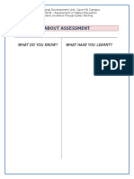 About Assessment Template