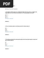 MCQs On Tree With Answers