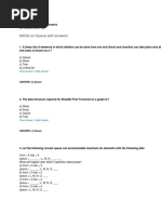 MCQs On Queue With Answers