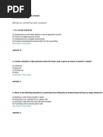 MCQs On Linked List With Answers