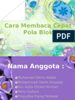 Cara Membaca Cepat Pola Blok