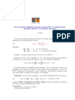 Ecuaciones Diferenciales Parciales Cuasilineales