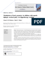 Egyptian Journal of Medical Human Genetics Volume 13 Issue 1 2012 (Doi 10.1016/j.ejmhg.2011.10.004) Gehan H. El-Meniawy Nahed S. Thabet - Modulation of Back Geometry in Children With Spastic Diple