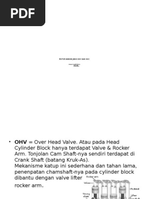 Motor Bensin Jenis Ohv Dan Ohc Pdf