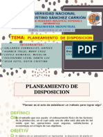 Planeacion de Disposicion