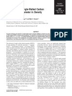 Arnold, Stupp, Hersam - 2005 - Enrichment of Single-Walled Carbon Nanotubes by Diameter in Density Gradients