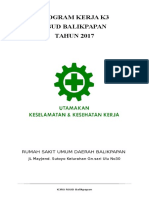 Program Kerja k3 Rsud Balikpapan