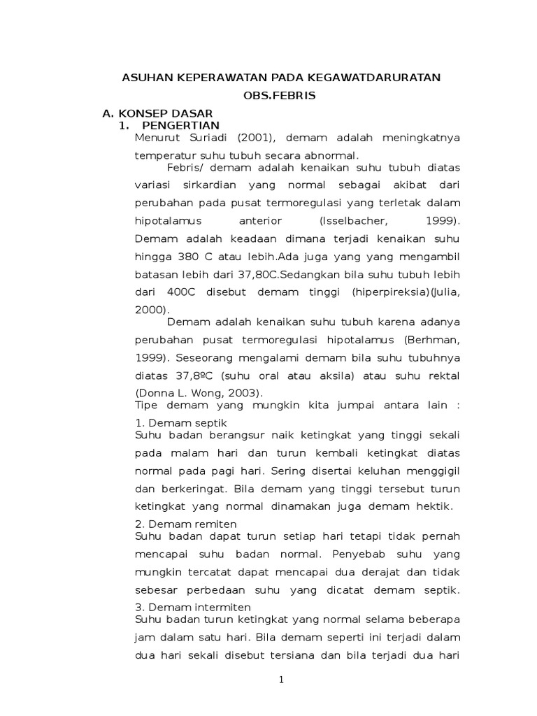 Lp Obs Febris Pdf Sains Matematika