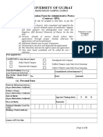UOG Administrative Posts Form