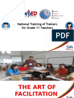 National Training of Trainers For Grade 11 Teachers: N E A P