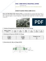 Nickel 201 Slip On Forged Flange SO Flange 300LB Class300