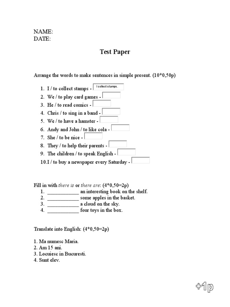 Test Paper - III | PDF | Language Arts & Discipline