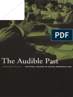 Jonathan Sterne The Audible Past Intro
