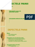 Controlul Calitatii Painii - Defectele Painii