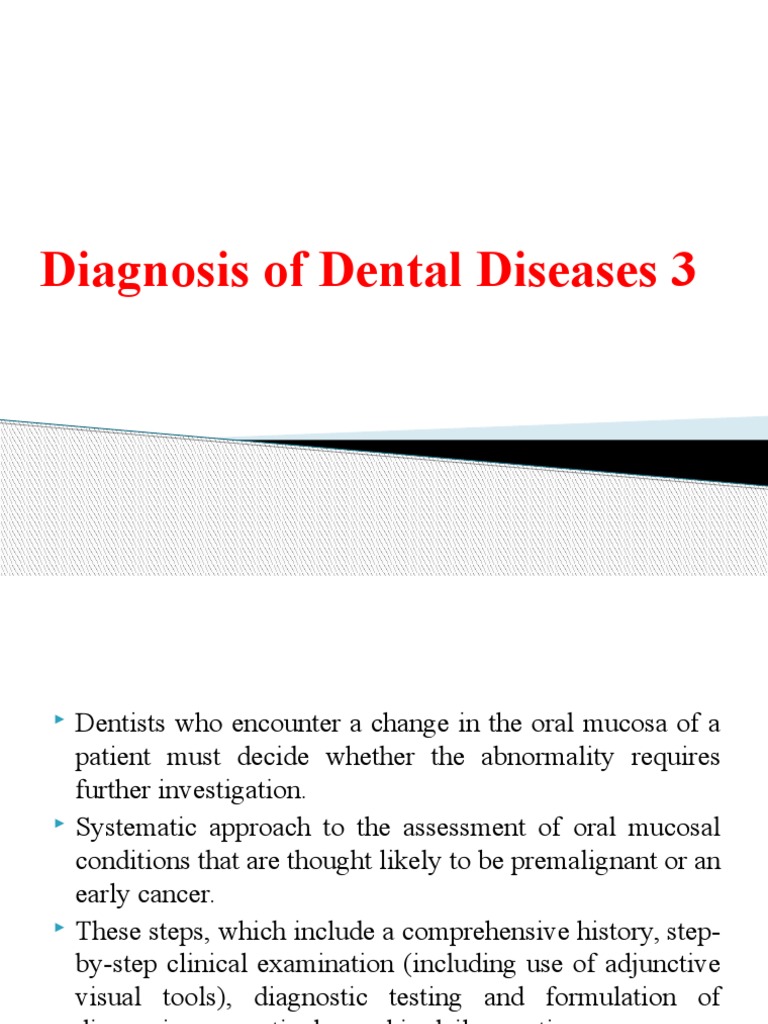 Diagnosis of Dental Disease III | PDF | Medical Imaging | Cancer