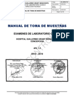 Manual Toma de Muestras Laboratorio Clinico HGGB