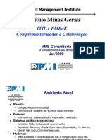 ITIL X PMBOK - Complementaridades de Colaboração