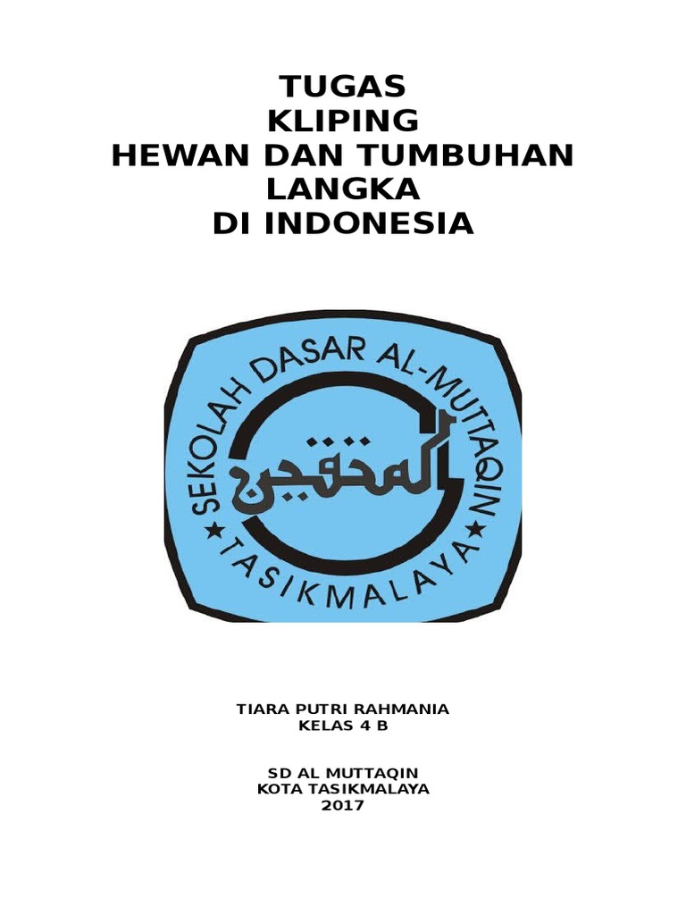 87187455 Kliping Hewan Langka Tumbuhan