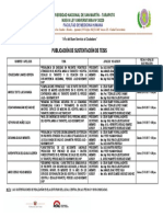 Cronograma de Sustentación de Tesis FMH 2017