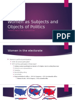 Women As Objects and Subjects of Politics