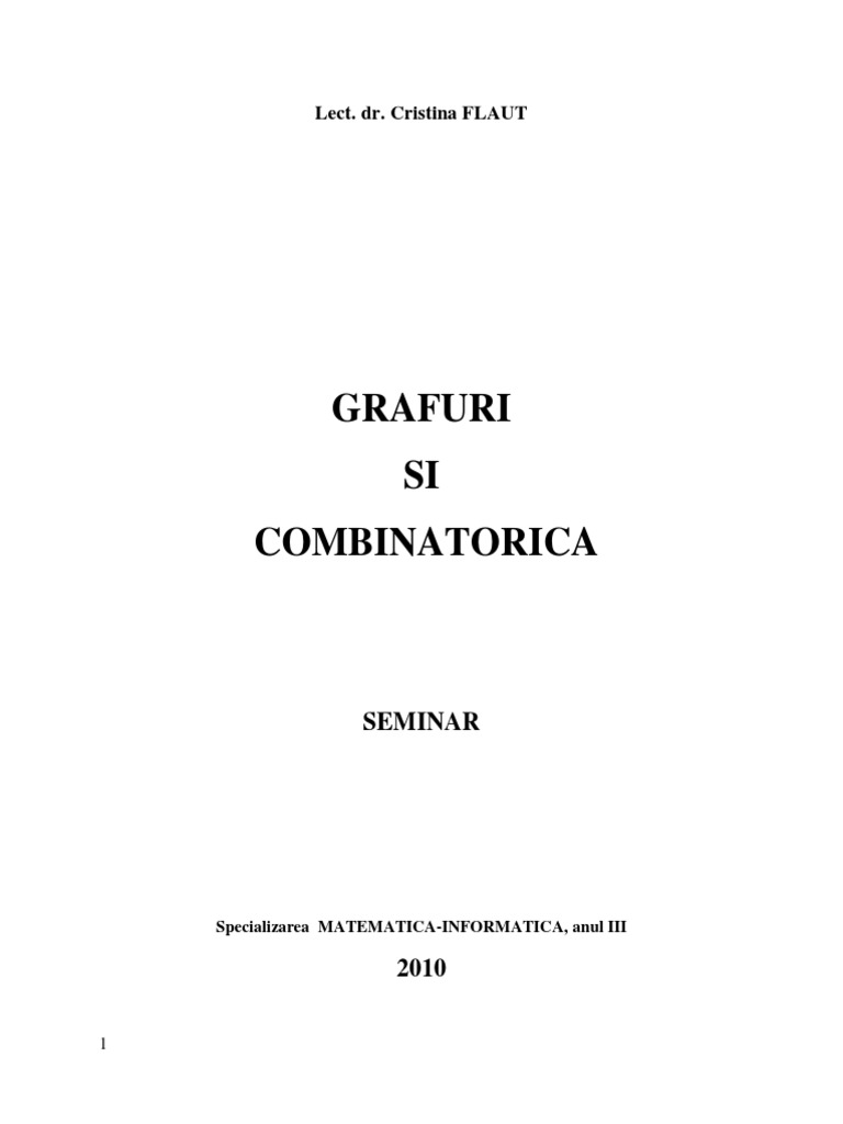 Grafuri Seminar Pdf