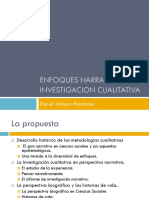 Enfoques Narrativos en Investigacion Cua PDF