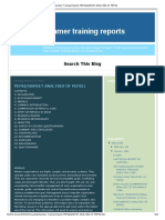 Summer Training Reports - Pepsi (Market Analyses of Pepsi)