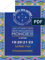 Festival Le Goût Des Autres 2017 - Programme