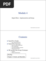 Digital Filters - Implementation and Design: Basic Filtering Operations