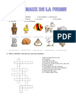 Fiche Animaux Ferme