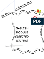 English: Directed Writing