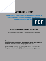 Workshop Homework Problems Based On SAP2000 by Wolfgang Schueller