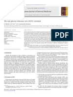 European Journal of Internal Medicine Volume 22 Issue 1 2011 (Doi 10.1016/j.ejim.2010.07.008) E. Bartoli G.P. Fra G.P. Carnevale Schianca - The Oral Glucose Tolerance Test (OGTT) Revisited