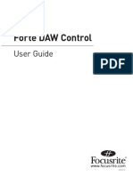 Forte Daw Control User Guideeng