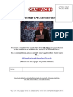 Contestant Application Form: Attach Your Photo Here