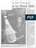 State is No Longer Immune to West Nile July 14 2002