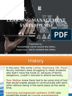 Learning Management System (LMS)