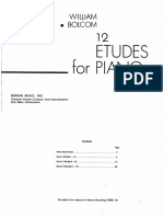 Bolcom - 12 Etudes For Piano PDF
