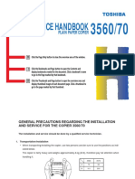 Toshiba Copier 3560 3570 Service Handbook PDF