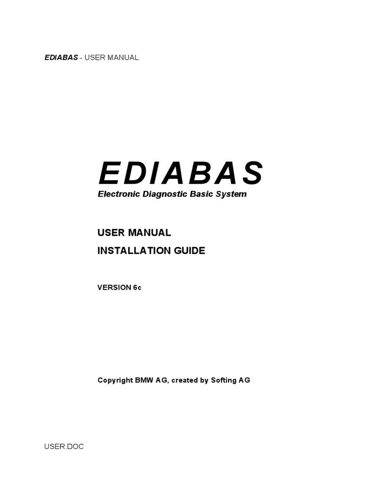 Inpa Ediabas User | PDF | Operating System | Microsoft Windows