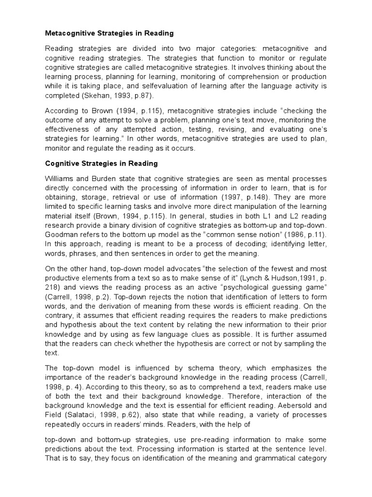 Why is metacognition important for students pdf picture