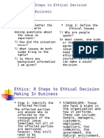 3- 8 Steps to Making an Ethical Decision