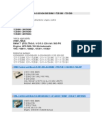 EML Control Unit Bosch BMW Applic by Engine Sizes