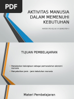 Aktivitas Manusia Dalam Memenuhi Kebutuhan Ppt
