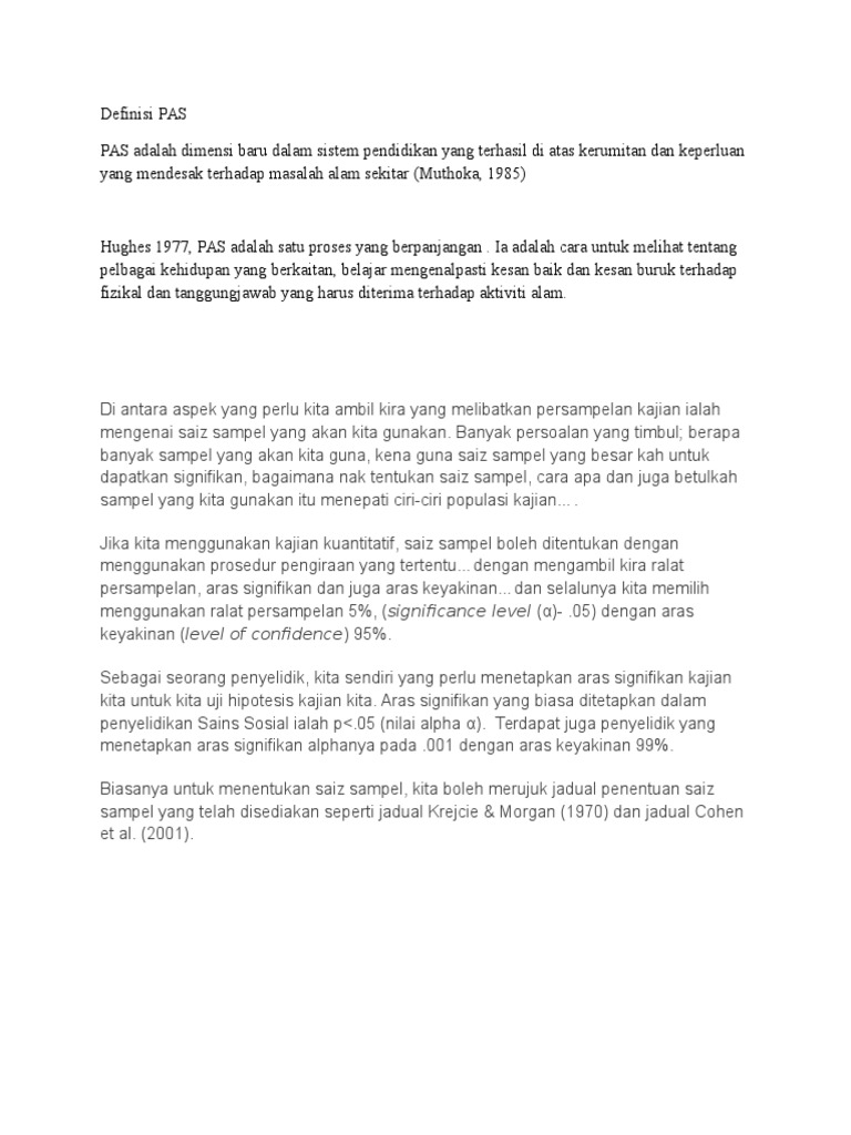 Populasi Dan Sampel Pdf